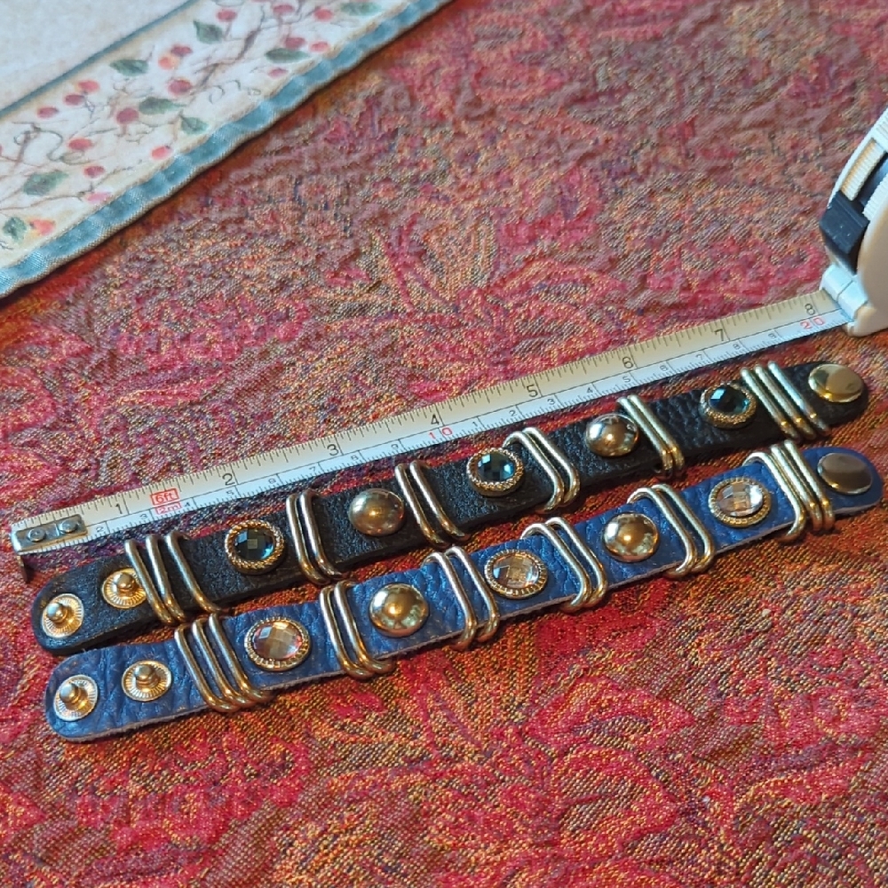 Leather Bracelet Duo